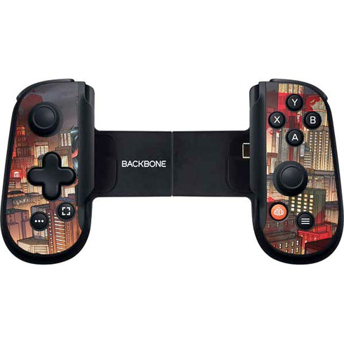 DC Comics Batman The Dark Knight Comic Art in Gotham City Backbone One for iPhone Game Controller Skin