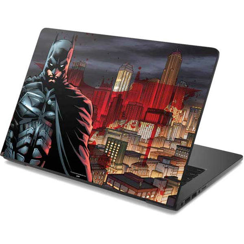 DC Comics Batman The Dark Knight Comic Art in Gotham City Dell Chromebook Skin