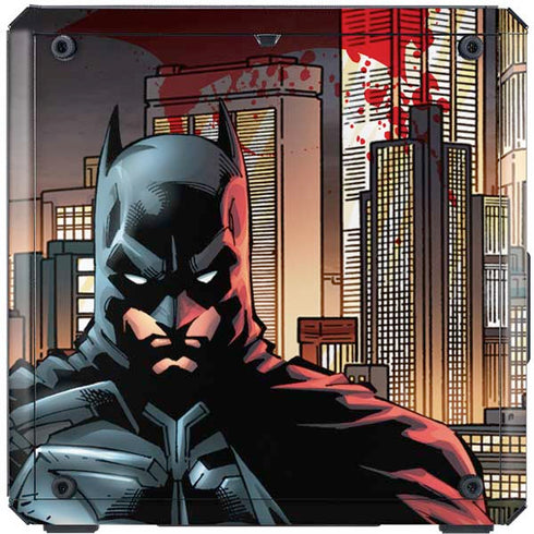 DC Comics Batman The Dark Knight Comic Art in Gotham City Cooler Master MasterBox Q300L Mini Tower Skin