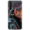 DC Comics Batman The Dark Knight Comic Art in Gotham City Galaxy A54 5G Clear Case