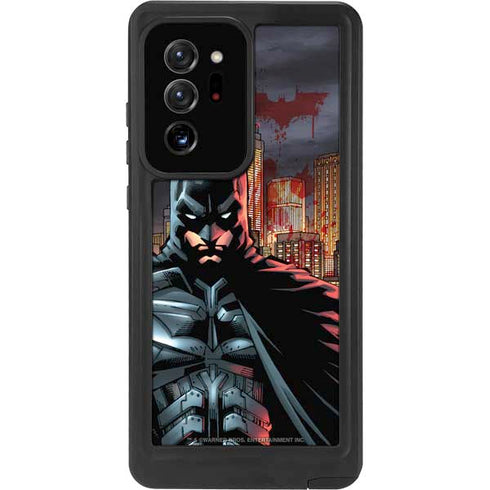 DC Comics Batman The Dark Knight Comic Art in Gotham City Galaxy Note20 Ultra 5G Waterproof Case