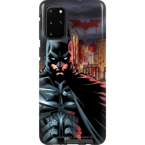 DC Comics Batman The Dark Knight Comic Art in Gotham City Galaxy S20 Plus Pro Case