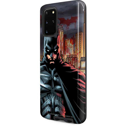 DC Comics Batman The Dark Knight Comic Art in Gotham City Galaxy S20 Plus Pro Case
