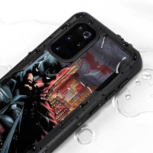 DC Comics Batman The Dark Knight Comic Art in Gotham City Galaxy S20 Plus Waterproof Case