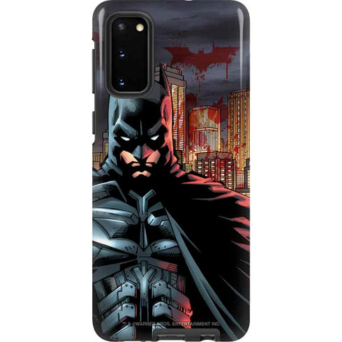 DC Comics Batman The Dark Knight Comic Art in Gotham City Galaxy S20 Pro Case