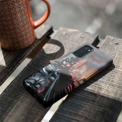 DC Comics Batman The Dark Knight Comic Art in Gotham City Galaxy S20 Pro Case