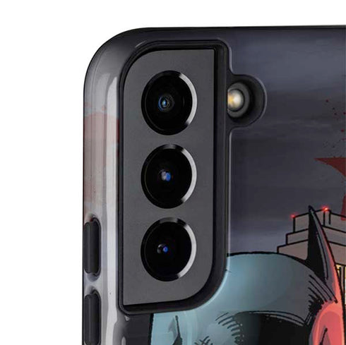 DC Comics Batman The Dark Knight Comic Art in Gotham City Galaxy S22 Plus Pro Case