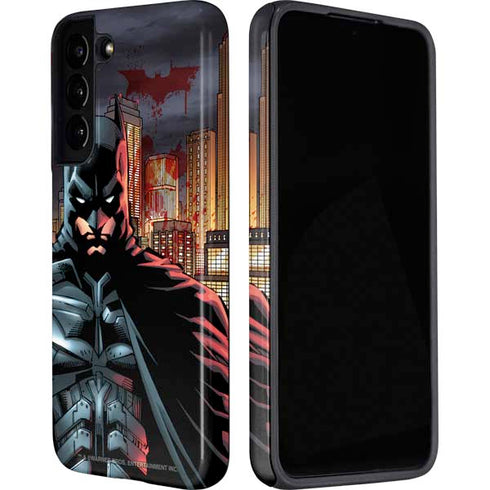 DC Comics Batman The Dark Knight Comic Art in Gotham City Galaxy S22 Pro Case
