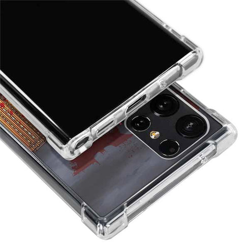DC Comics Batman The Dark Knight Comic Art in Gotham City Galaxy S22 Ultra Clear Case