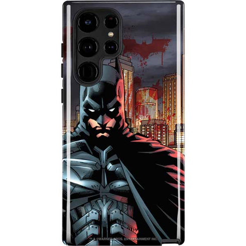 DC Comics Batman The Dark Knight Comic Art in Gotham City Galaxy S22 Ultra Pro Case