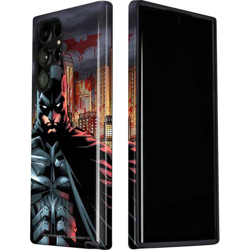 DC Comics Batman The Dark Knight Comic Art in Gotham City Galaxy S22 Ultra Pro Case