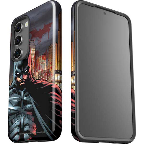 DC Comics Batman The Dark Knight Comic Art in Gotham City Galaxy S23 Plus Pro Case