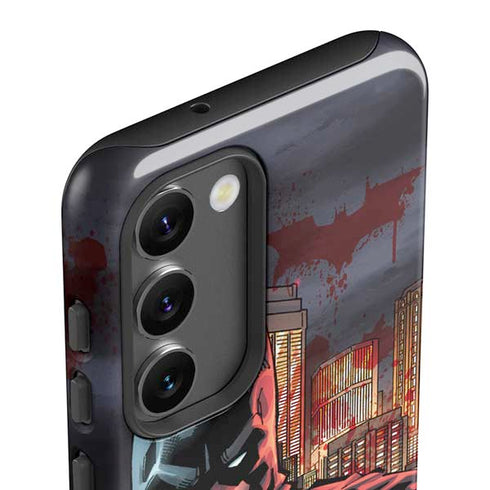DC Comics Batman The Dark Knight Comic Art in Gotham City Galaxy S23 Pro Case