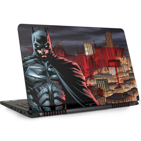 DC Comics Batman The Dark Knight Comic Art in Gotham City Dell Inspiron Skin