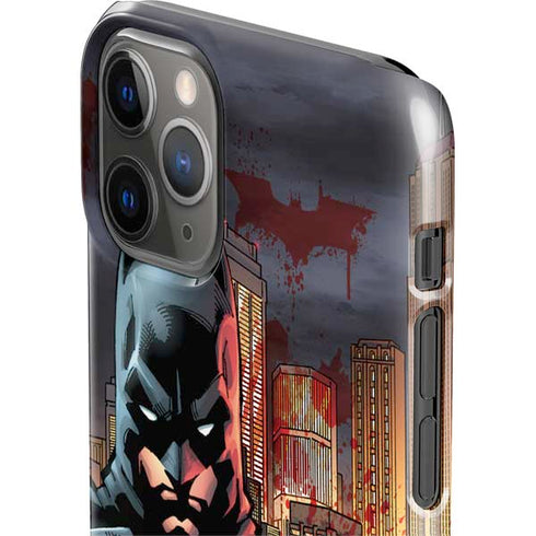 DC Comics Batman The Dark Knight Comic Art in Gotham City iPhone 11 Pro Lite Case
