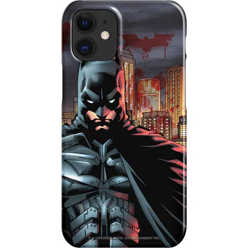 DC Comics Batman The Dark Knight Comic Art in Gotham City iPhone 12 Mini Lite Case