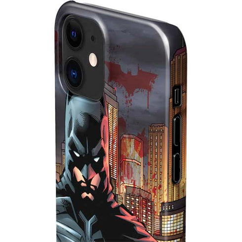 DC Comics Batman The Dark Knight Comic Art in Gotham City iPhone 12 Mini Lite Case
