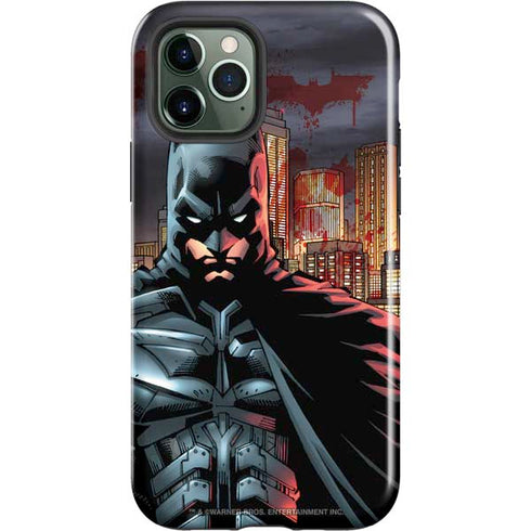 DC Comics Batman The Dark Knight Comic Art in Gotham City iPhone 12 Pro Max Impact Case