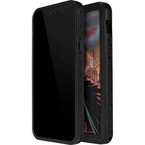 DC Comics Batman The Dark Knight Comic Art in Gotham City iPhone 12 Pro Waterproof Case