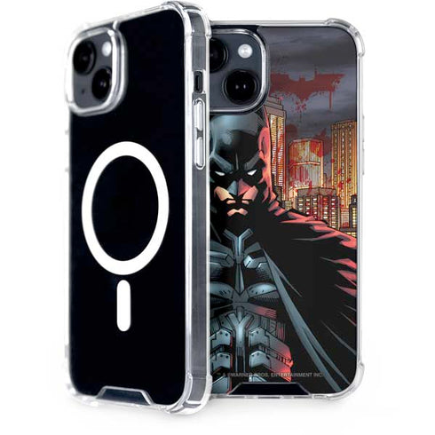 DC Comics Batman The Dark Knight Comic Art in Gotham City iPhone 13 MagSafe Case