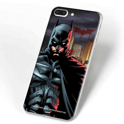 DC Comics Batman The Dark Knight Comic Art in Gotham City iPhone 7 Plus Skin