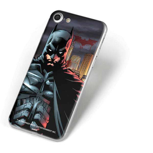DC Comics Batman The Dark Knight Comic Art in Gotham City iPhone 7 Skin