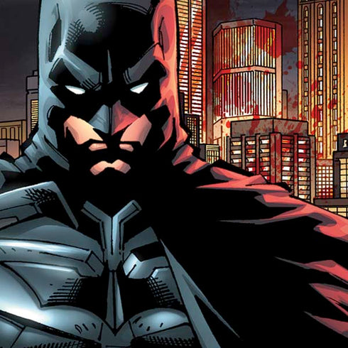 DC Comics Batman The Dark Knight Comic Art in Gotham City iPhone XR Skin