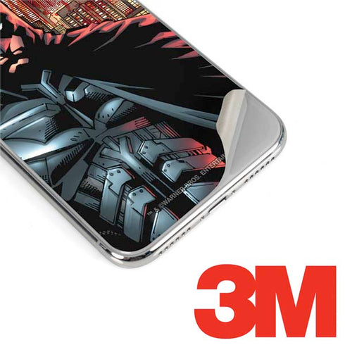 DC Comics Batman The Dark Knight Comic Art in Gotham City iPhone XS Skin