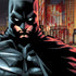 DC Comics Batman The Dark Knight Comic Art in Gotham City iPhone XS Skin