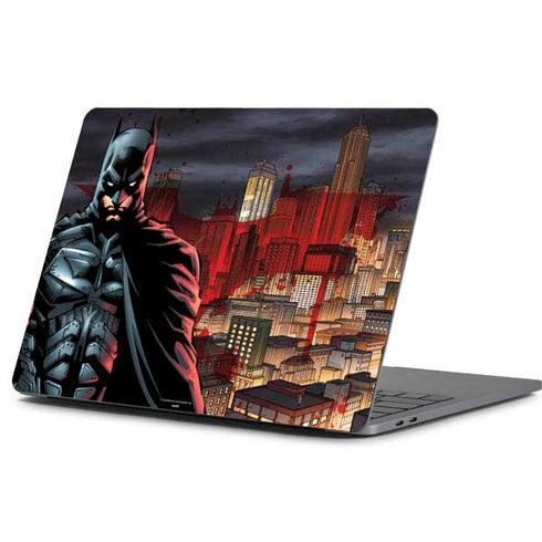 DC Comics Batman The Dark Knight Comic Art in Gotham City Apple MacBook Pro 13-inch Skin