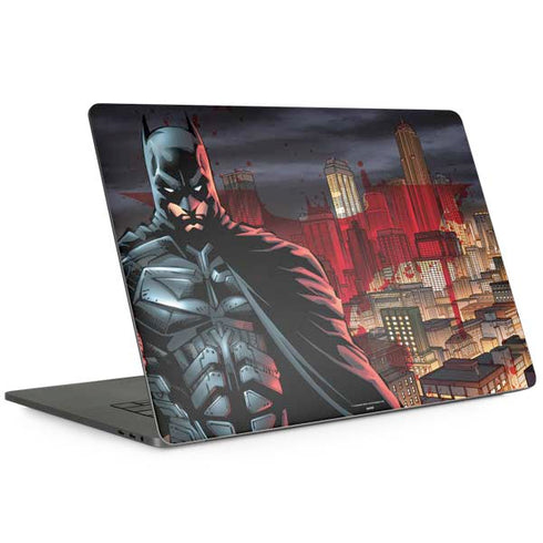 DC Comics Batman The Dark Knight Comic Art in Gotham City Apple MacBook Pro 15-inch Skin