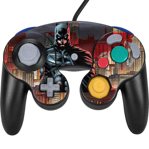 DC Comics Batman The Dark Knight Comic Art in Gotham City Nintendo GameCube Controller Skin