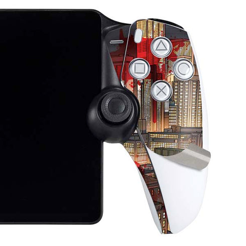 DC Comics Batman The Dark Knight Comic Art in Gotham City PlayStation Portal Remote Player Skin