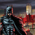 DC Comics Batman The Dark Knight Comic Art in Gotham City PS4 Pro/Slim Controller Skin