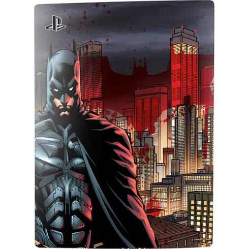 DC Comics Batman The Dark Knight Comic Art in Gotham City PS5 Bundle Skin