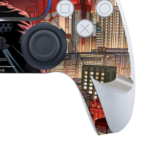 DC Comics Batman The Dark Knight Comic Art in Gotham City PS5 Slim Digital Edition Bundle Skin