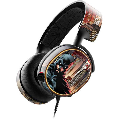 DC Comics Batman The Dark Knight Comic Art in Gotham City SteelSeries Arctis 5 Skin
