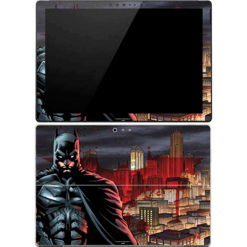 DC Comics Batman The Dark Knight Comic Art in Gotham City Surface Pro 4 Skin
