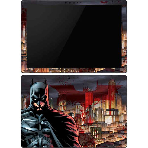 DC Comics Batman The Dark Knight Comic Art in Gotham City Surface Pro 6 Skin