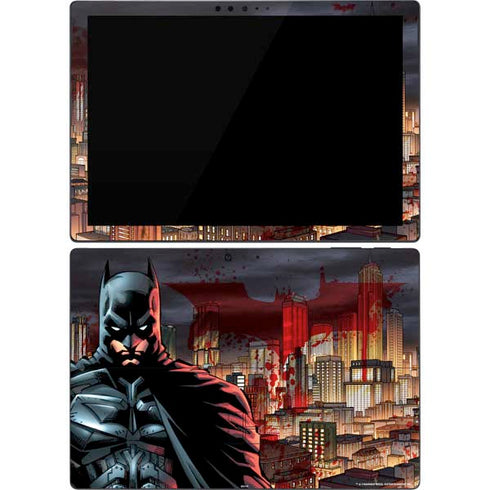 DC Comics Batman The Dark Knight Comic Art in Gotham City Surface Pro 7 Skin