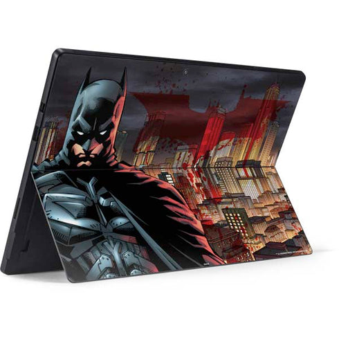 DC Comics Batman The Dark Knight Comic Art in Gotham City Surface Pro 7 Skin