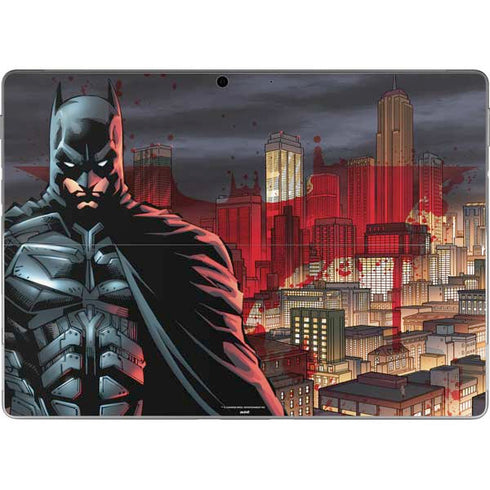 DC Comics Batman The Dark Knight Comic Art in Gotham City Surface Pro 8 Skin