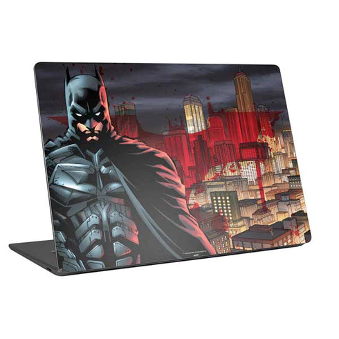 DC Comics Batman The Dark Knight Comic Art in Gotham City Universal Laptop 16in (13 x 9.4in) Skin