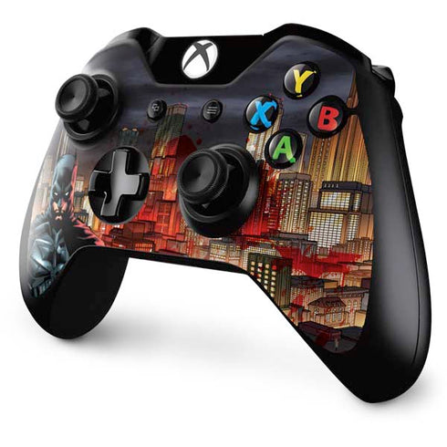 DC Comics Batman The Dark Knight Comic Art in Gotham City Xbox One Controller Skin
