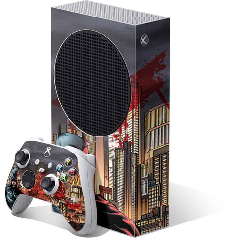 DC Comics Batman The Dark Knight Comic Art in Gotham City Xbox Series S Bundle Skin