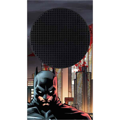 DC Comics Batman The Dark Knight Comic Art in Gotham City Xbox Series S Console Skin