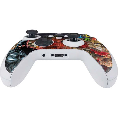 DC Comics Batman The Dark Knight Comic Art in Gotham City Xbox Series S Controller Skin