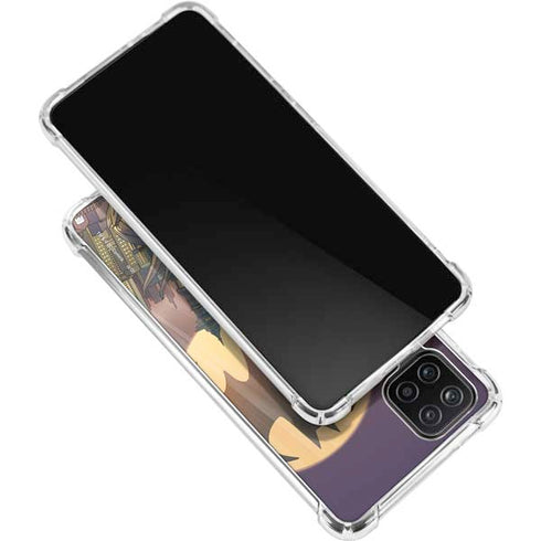 DC Comics Batman Action Pose 90's art Galaxy A12 Clear Case