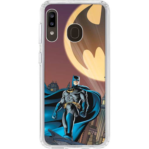 DC Comics Batman Action Pose 90's art Galaxy A20 Clear Case