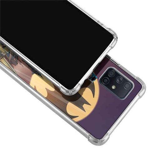 DC Comics Batman Action Pose 90's art Galaxy A71 5G Clear Case